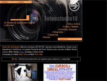 Tablet Screenshot of fotoestudio10.cl